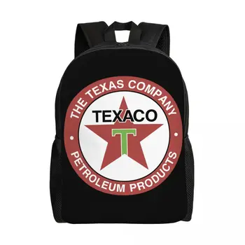 Texaco Забавный винтажный подарок на день рождения Рюкзаки для девочек, мальчиков, дорожные сумки для колледжа, женщин, мужчин, сумка для книг, подходит для 15-дюймового ноутбука