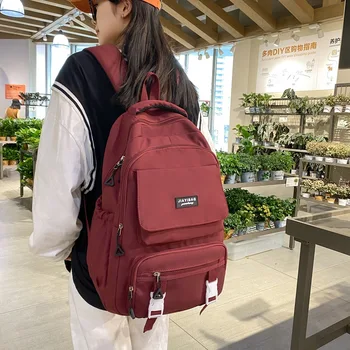Модная школьная сумка для девочек, женский рюкзак для студенток колледжа, модный дорожный женский рюкзак для ноутбука, новые зеленые женские сумки