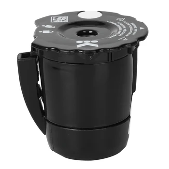 Чашка для Капсул черного Кофе, Фильтр для Молотого Кофе, Многоразовый Фильтр для Кофе, Съемная Крышка для Keurig K-Cup Pod 2.0 для My K-Cup 2.0